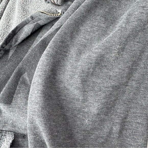 Victoria secret pink sweater hoodie ombré sunset 86 on back zip up zipper grey - Picture 9 of 11